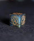 URWizards Dnd Labradorite Engraved Dice Set Astrology Style - Urwizards