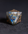 URWizards Dnd Labradorite Engraved Dice Set Astrology Style - Urwizards