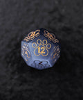 URWizards Dnd Engraved Grey Cat's Eye Dice Set Meow Style - Urwizards