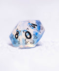 URWizards Dnd Engraved Opalite Cat's Eye Dice Set Meow Style - Urwizards