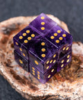 URWizards Dnd Engraved Amethyst D6 Dice - Urwizards