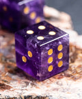 URWizards Dnd Engraved Amethyst D6 Dice - Urwizards