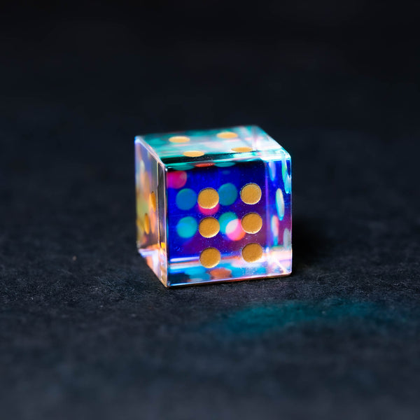 URWizards Dnd Engraved Prism Glass D6 Dice - Urwizards