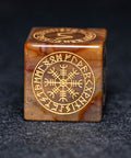 URWizards Dnd Engraved Indian Agate Dice Set Nordic Style - Urwizards