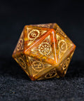 URWizards Dnd Engraved Indian Agate Dice Set Nordic Style - Urwizards