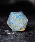 URWizards Dnd Engraved Opalite Dice Set Nordic Style - Urwizards