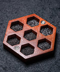URWizards Engraved Padauk D&D Dice Box Dragon Moon - Urwizards