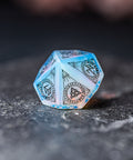 URWizards Dnd Engraved Opalite Stone Dice Set Nordic Style - Urwizards