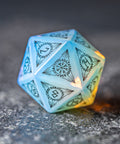 URWizards Dnd Engraved Opalite Stone Dice Set Nordic Style - Urwizards