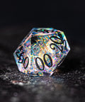 URWizards D&D Resin Opal Engraved Dice Set Turtle Style - Urwizards