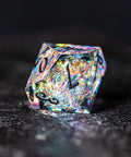 URWizards D&D Resin Opal Engraved Dice Set Turtle Style - Urwizards