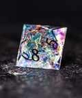 URWizards D&D Resin Opal Engraved Dice Set Turtle Style - Urwizards