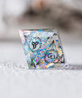 URWizards D&D Resin Opal Engraved Dice Set Nordic Style - Urwizards