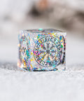 URWizards D&D Resin Opal Engraved Dice Set Nordic Style - Urwizards