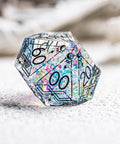 URWizards D&D Resin Opal Engraved Dice Set Astrology Style - Urwizards