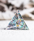 URWizards D&D Resin Opal Engraved Dice Set Astrology Style - Urwizards