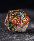 URWizards D&D Bloodstone Engraved Dice Set Astrology Style - Urwizards
