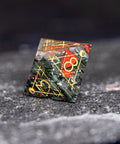 URWizards D&D Bloodstone Engraved Dice Set Astrology Style - Urwizards