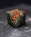 URWizards D&D Bloodstone Engraved Dice Set Astrology Style - Urwizards