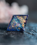 URWizards D&D Resin Night Neon Engraved Dice Set Astrology Style - Urwizards