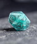 URWizards Dnd Engraved Amazonite Dice Set Nordic Style - Urwizards