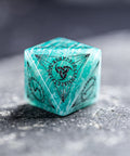 URWizards Dnd Engraved Amazonite Dice Set Nordic Style - Urwizards