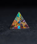 URWizards D&D Dichroic Prism Glass Gemstone Engraved Dice Set Runes Numbers - Urwizards