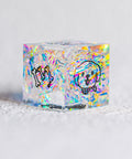 URWizards D&D Resin Opal Engraved Dice Set Dog Style - Urwizards