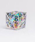 URWizards D&D Resin Opal Engraved Dice Set Dog Style - Urwizards