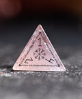 URWizards Dnd Engraved Rose Quartz Dice Set Nordic Style - Urwizards