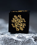 URWizards Dnd Engraved Obsidian Dice Set Cthulhu Style - Urwizards
