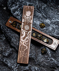 URWizards Engraved Walnut D&D Dice Box Cthulhu Style - Urwizards