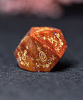 URWizards D&D Indian Agate Engraved Dice Set Halloween Style - Urwizards