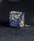 URWizards D&D Resin Night Neon Engraved Dice Set Halloween Style - Urwizards
