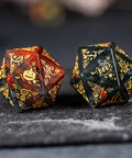 URWizards D&D Bloodstone Engraved Dice Set Halloween Style - Urwizards