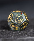 URWizards D&D Bloodstone Engraved Dice Set Halloween Style - Urwizards