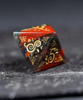 URWizards D&D Bloodstone Engraved Dice Set Halloween Style - Urwizards