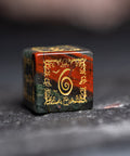 URWizards D&D Bloodstone Engraved Dice Set Halloween Style - Urwizards