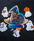 URWizards D&D Amethyst Engraved Dice Set Halloween Style - Urwizards
