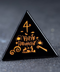 URWizards D&D Obsidian Engraved Dice Set Halloween Style - Urwizards