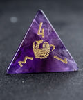 URWizards D&D Amethyst Engraved Dice Set Flying Dragon - Urwizards