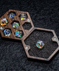 URWizards Engraved Walnut D&D Dice Box Odin's Horn - Urwizards