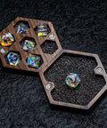 URWizards Engraved Walnut D&D Dice Box Odin - Urwizards