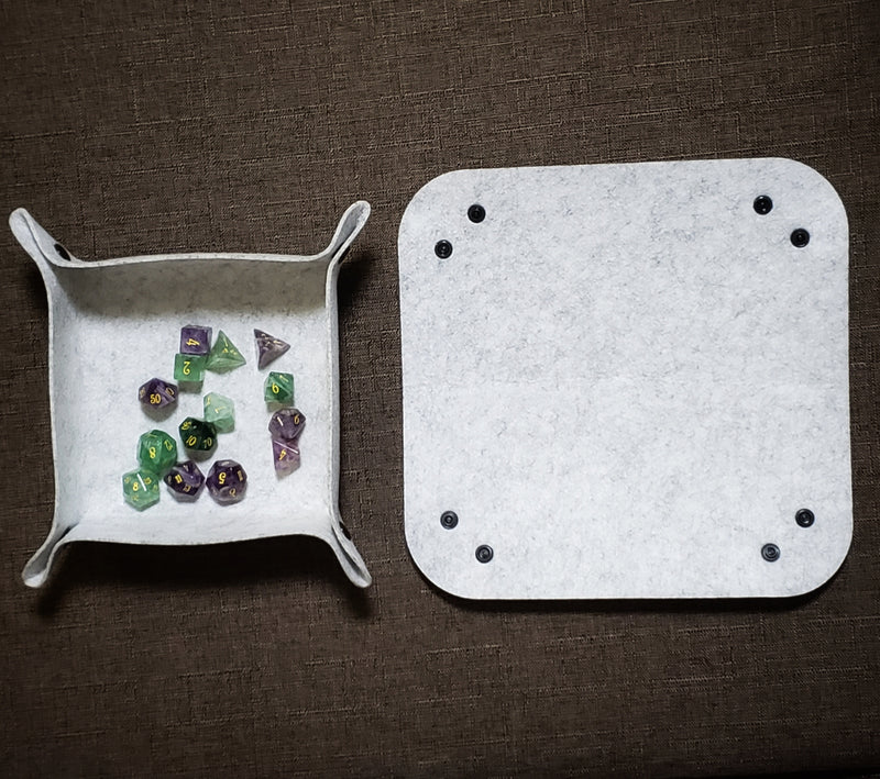 URWizards Soft Wool Felt Dice Tray - Soft Tray - Dungeons and