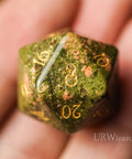 URWizards Dnd Unakite Gemstone Engraved Dice Set - Urwizards