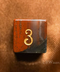 URWizards Dnd Bloodstone Gemstone Engraved Dice Set - Urwizards