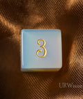 URWizards Dnd Opalite Gemstone Engraved Dice Set - Urwizards