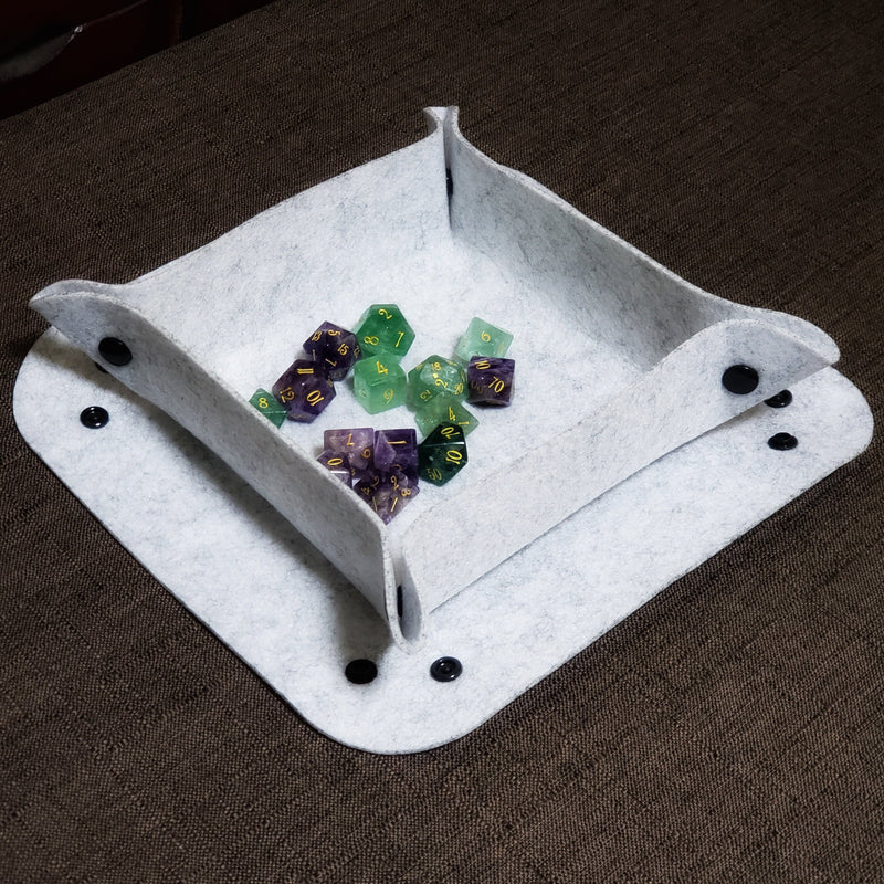 URWizards Soft Wool Felt Dice Tray - Soft Tray - Dungeons and Dragons - RPG  Game - D&D MTG Game